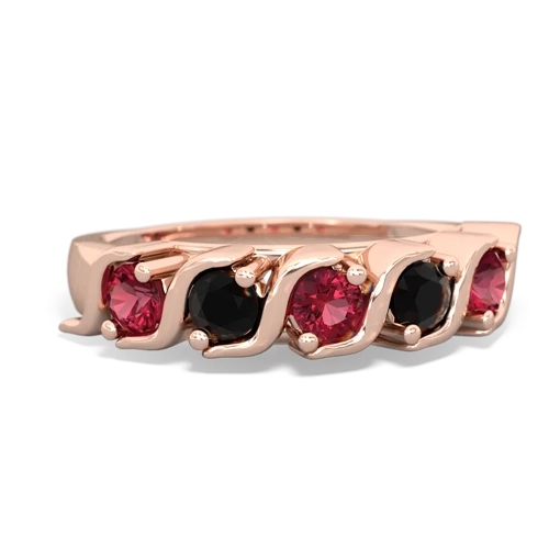 lab ruby-onyx timeless ring