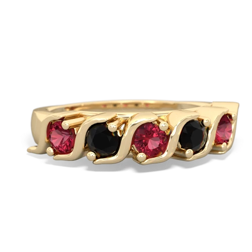 lab ruby-onyx timeless ring