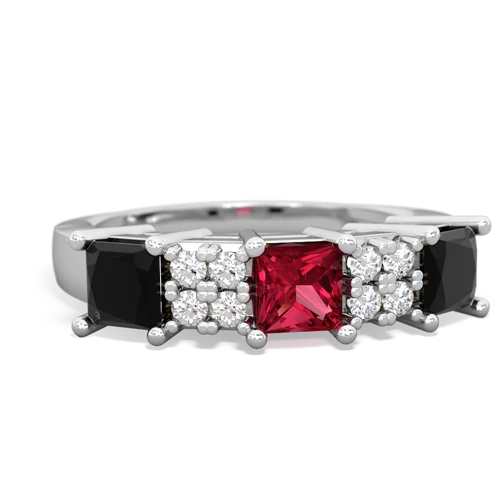 lab ruby-onyx timeless ring