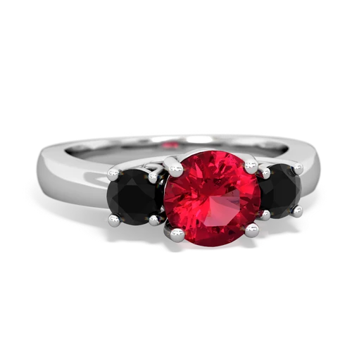 lab ruby-onyx timeless ring