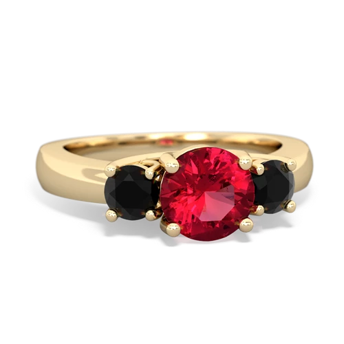 lab ruby-onyx timeless ring