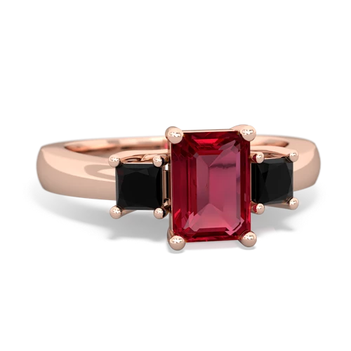 lab ruby-onyx timeless ring