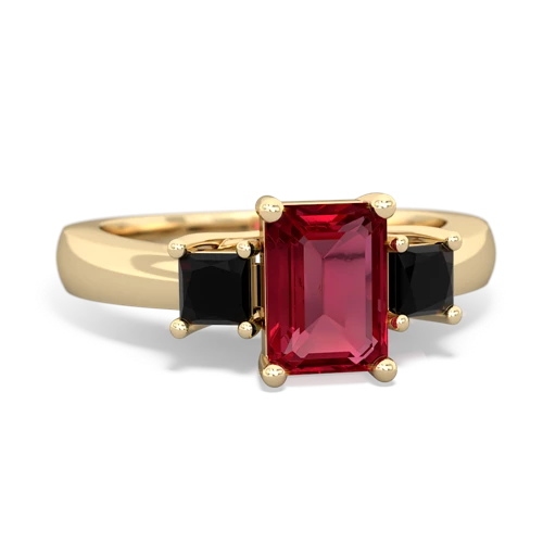 lab ruby-onyx timeless ring