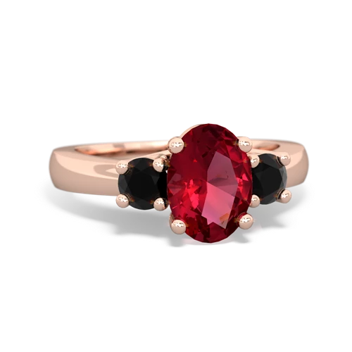 lab ruby-onyx timeless ring