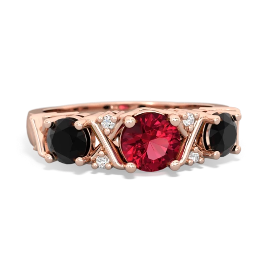 lab ruby-onyx timeless ring