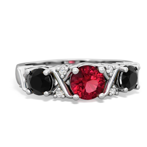 lab ruby-onyx timeless ring