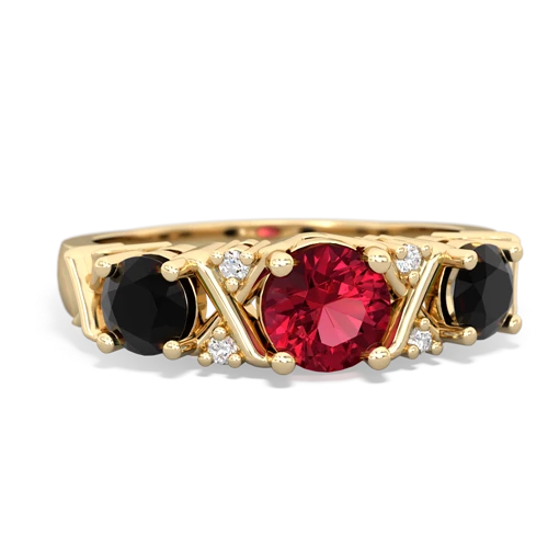 lab ruby-onyx timeless ring