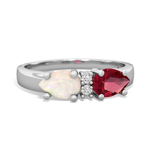 lab ruby-opal timeless ring