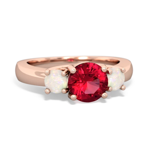 lab ruby-opal timeless ring