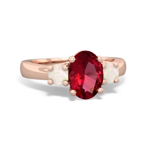 lab ruby-opal timeless ring