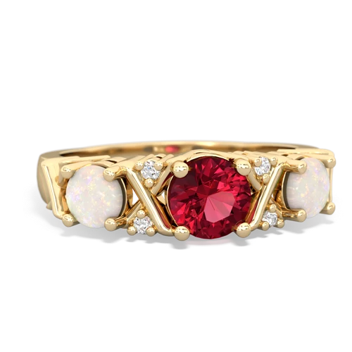 lab ruby-opal timeless ring