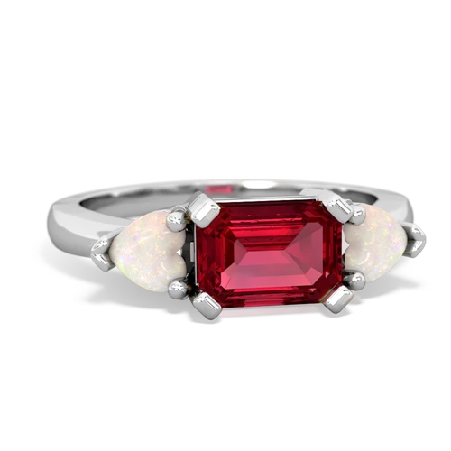 lab ruby-opal timeless ring