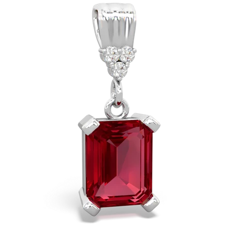 lab ruby timeless pendant