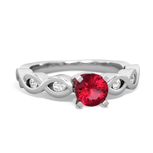 Lab Ruby Infinity Engagement Lab Created Ruby ring Ring