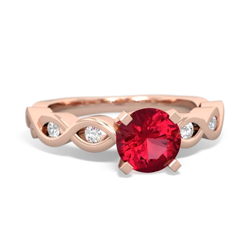 Lab Ruby Infinity Engagement Lab Created Ruby ring Ring