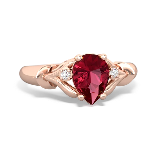 lab ruby filligree ring