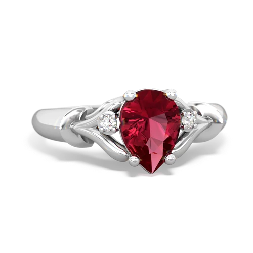 lab ruby filligree ring