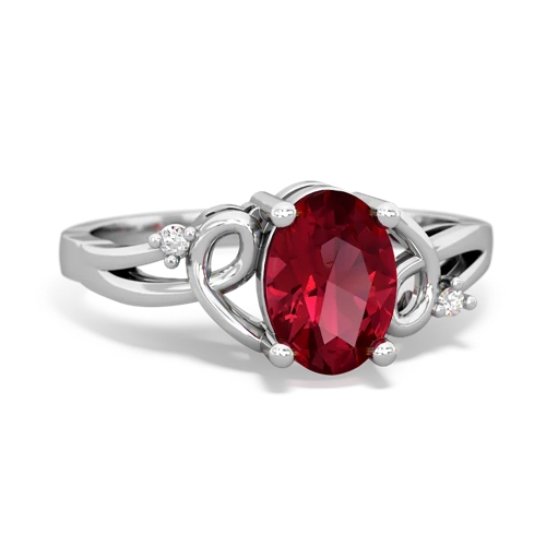 lab ruby filligree ring