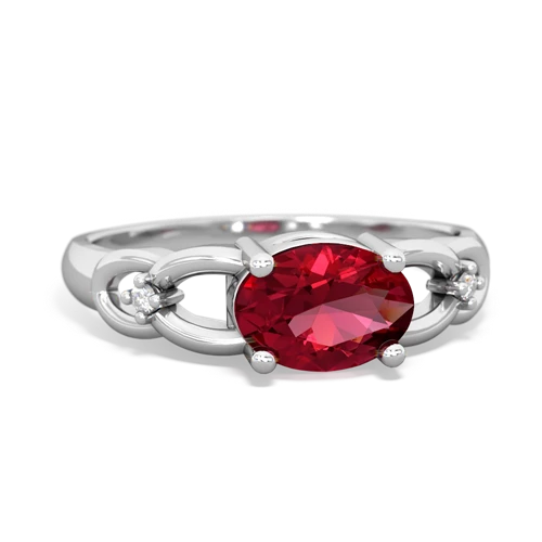 lab ruby filligree ring