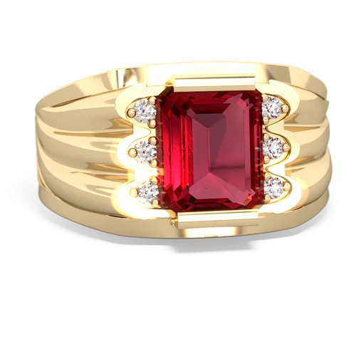 lab ruby mens ring