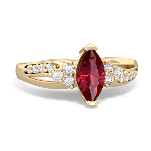 lab ruby modern ring