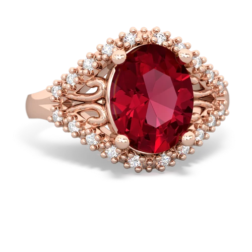 lab ruby modern ring