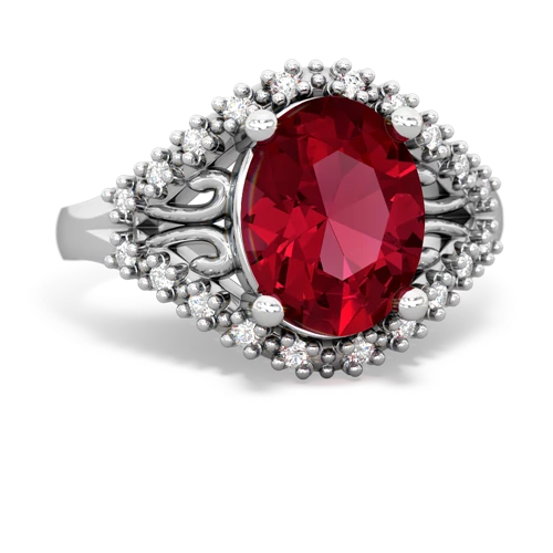 lab ruby modern ring