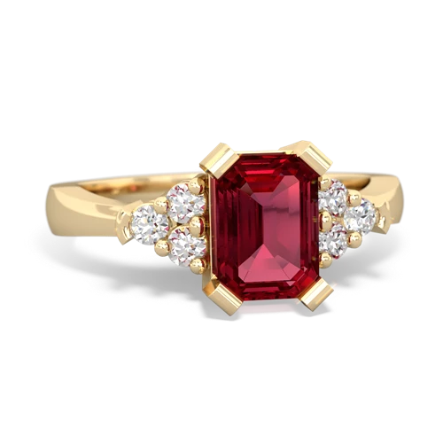 Lab Ruby Timeless Classic Lab Created Ruby ring Ring