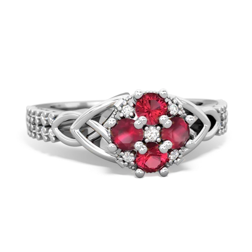 lab ruby-ruby engagement ring