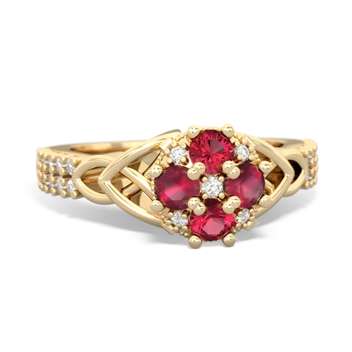 lab ruby-ruby engagement ring