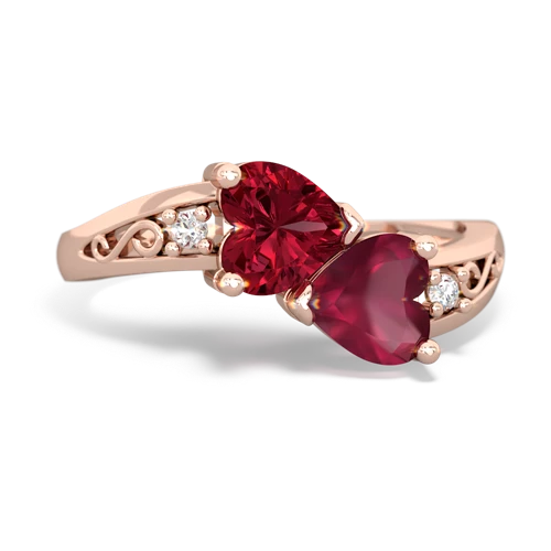 lab ruby-ruby filligree ring