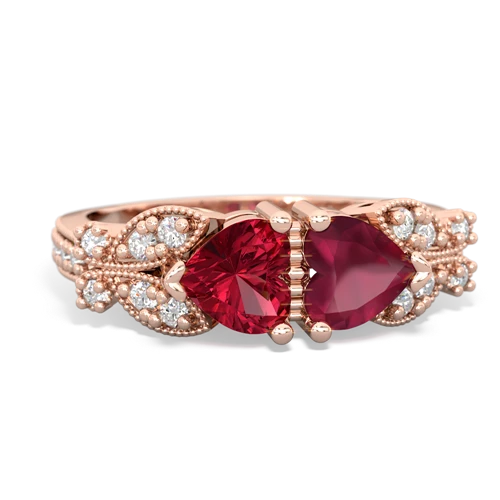 lab ruby-ruby keepsake butterfly ring