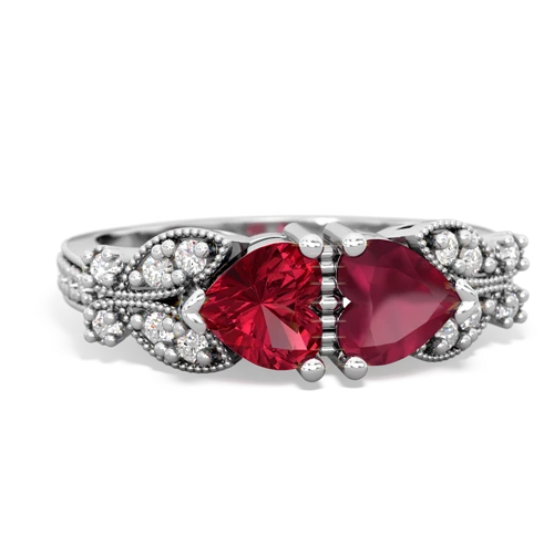 lab ruby-ruby keepsake butterfly ring