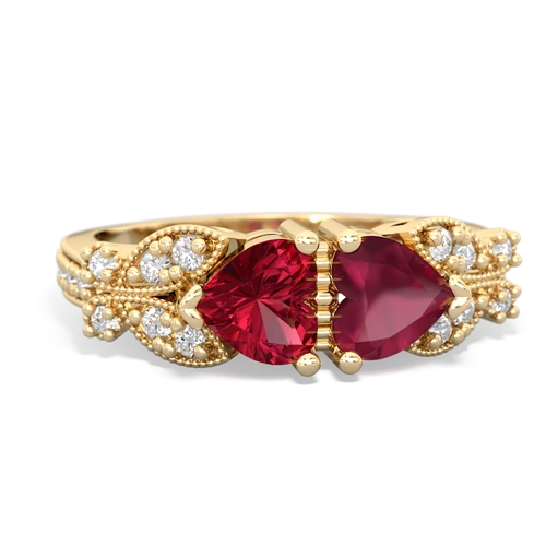 lab ruby-ruby keepsake butterfly ring