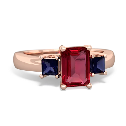 lab ruby-sapphire timeless ring