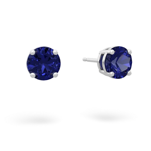 lab_sapphire earrings