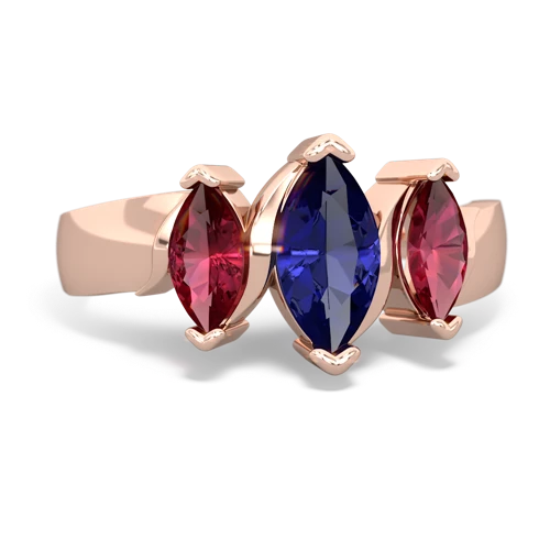 lab sapphire-lab ruby keepsake ring
