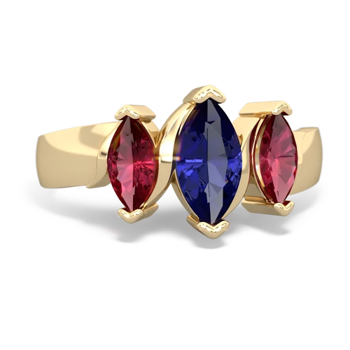 lab sapphire-lab ruby keepsake ring