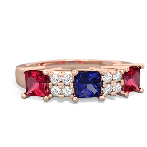 lab sapphire-lab ruby timeless ring