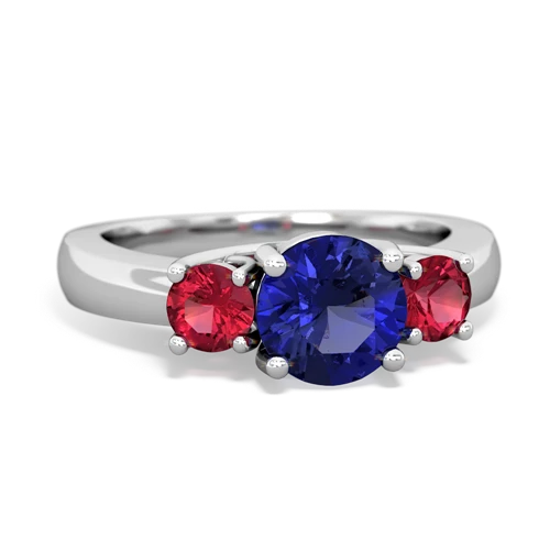 lab sapphire-lab ruby timeless ring