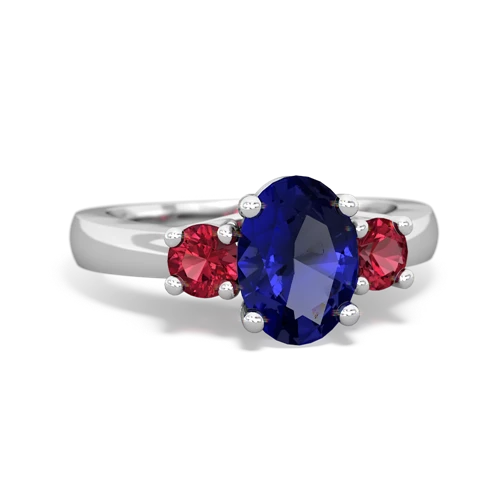 lab sapphire-lab ruby timeless ring