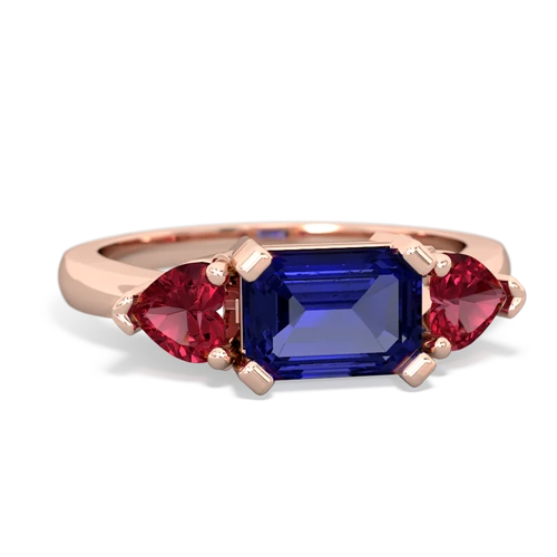 lab sapphire-lab ruby timeless ring