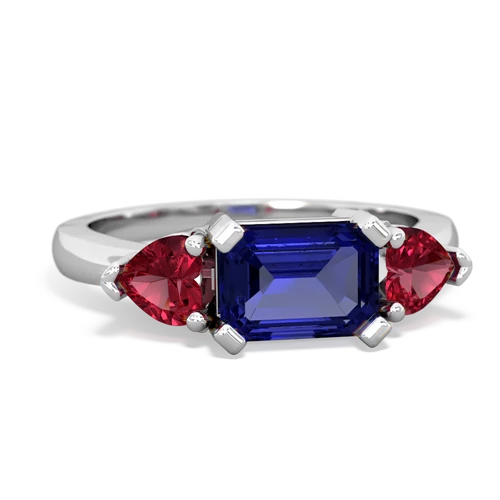 lab sapphire-lab ruby timeless ring