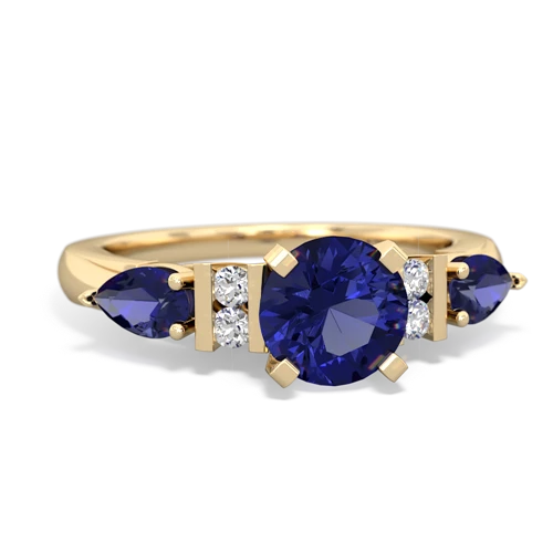 tanzanite-amethyst engagement ring