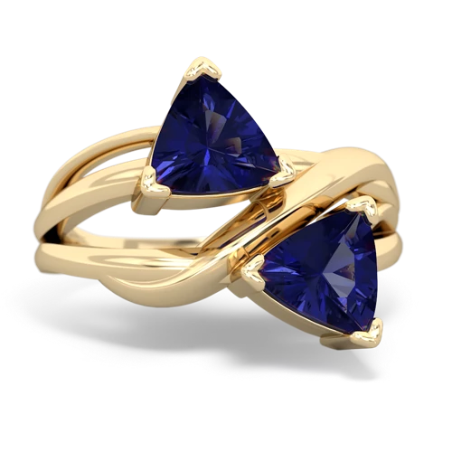 lab sapphire-lab sapphire filligree ring