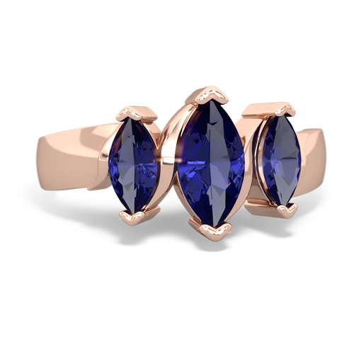 sapphire-tanzanite keepsake ring