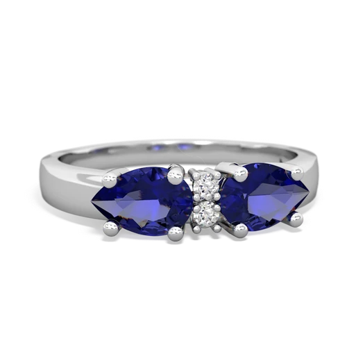 lab sapphire-lab sapphire timeless ring