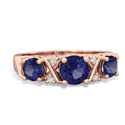 lab sapphire-lab sapphire timeless ring