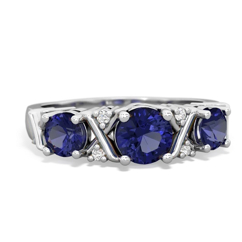 lab sapphire-lab sapphire timeless ring