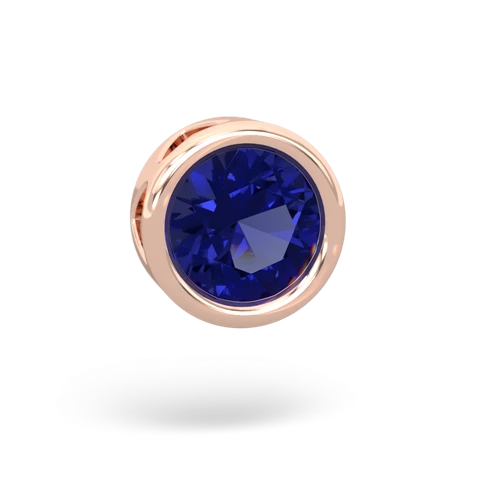 lab sapphire slide pendant